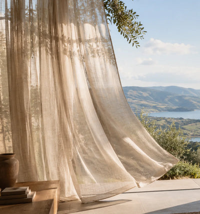 Extra Wide Linen Curtains-ZigZagZurich