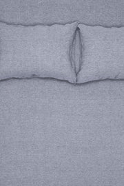 Linen Bedding Melange in Blue Color