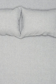 Linen Bedding Melange in Blue Mini Check Color