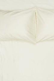 Egyptian Cotton Sateen Bedding in Cream Color