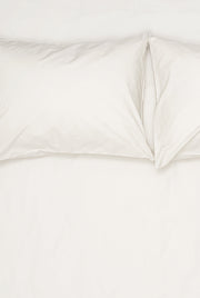 Pima Cotton Percale Bedding in Light Grey Color
