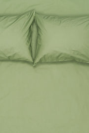 Pima Cotton Percale Bedding in Sage Green Color