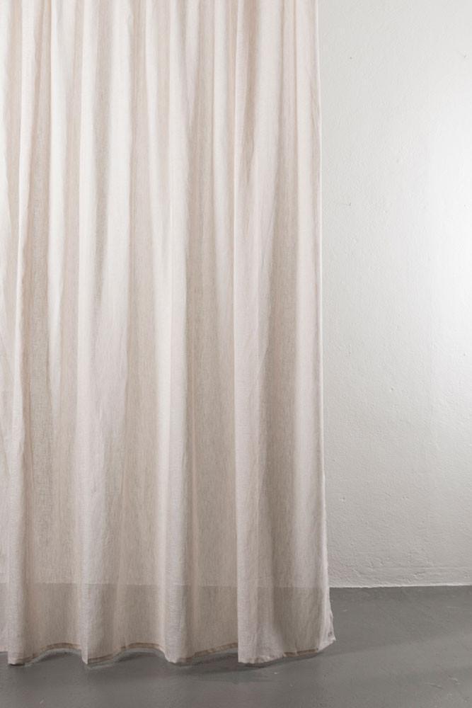 Linen Curtains in Sand Color