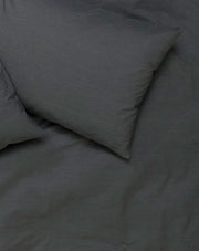 Vintage Egyptian Cotton Bedding in Anthracite Color