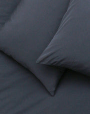 Vintage Egyptian Cotton Bedding in Dark Blue Color