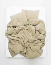 Vintage Egyptian Cotton Bedding in Sand Color