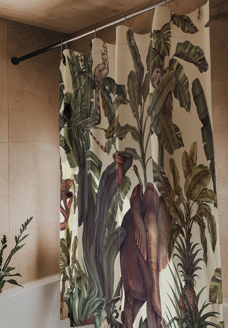 5 Duschvorhänge für den Sommer, die dein Bad erfrischen