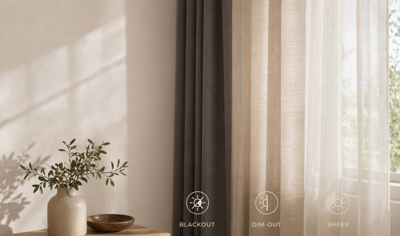 Blackout vs Dim-Out vs Sheer Curtains: Which Curtains Should You Choose?