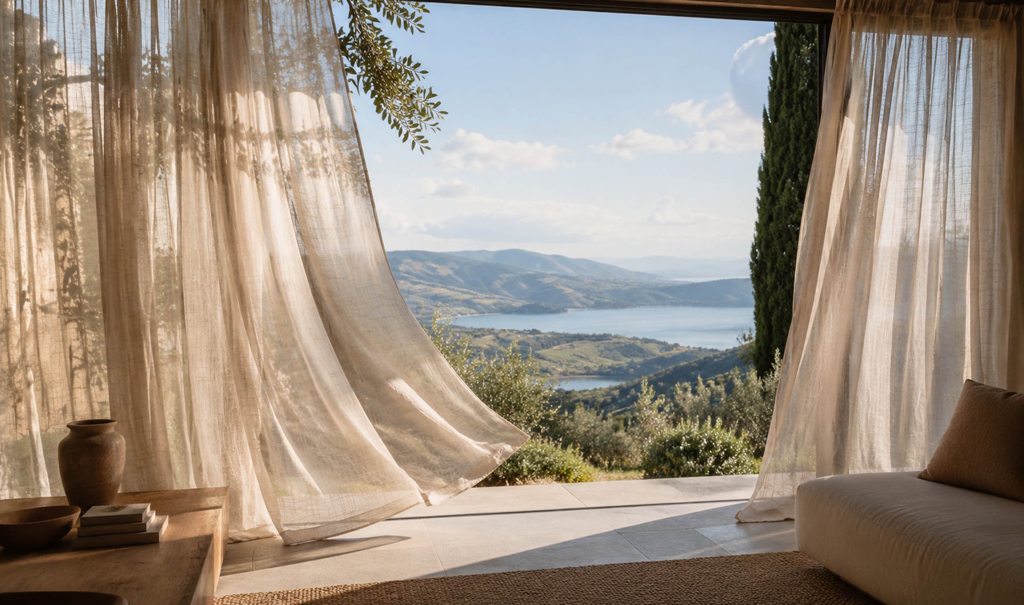Linen Curtains Made in Italy