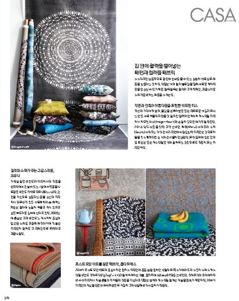 CASA Living Korea et SPACE Architecture Magazine sur ZigZagZurich