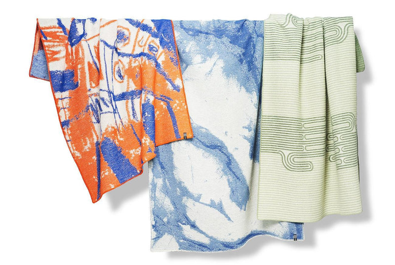 Nouvelle collection de couvertures en laine d’artiste 2023