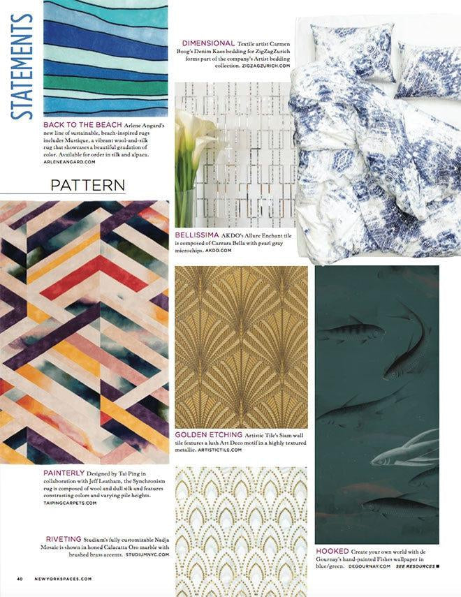 Reportage New York Spaces sur ZigZagZurich x Carmen Boog - Wow Patterns