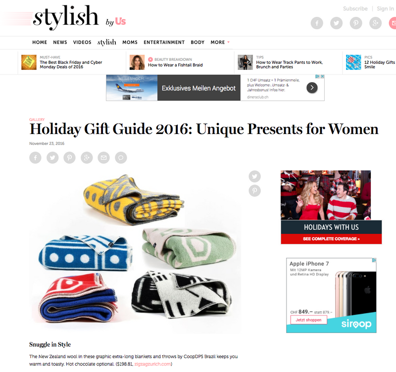 Stylish by US Magazine Holiday Gift Guide 2016 : des cadeaux uniques pour les femmes