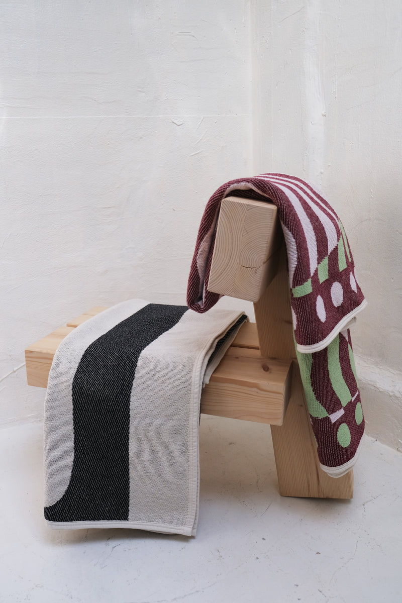 Plaids et couvertures d'artistes en coton