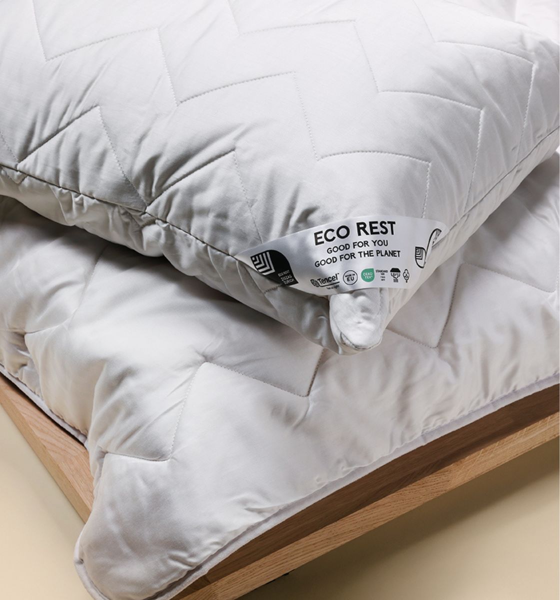 Kopfkissen „Eco Rest“ - Kapok und Lyocell - Vegan