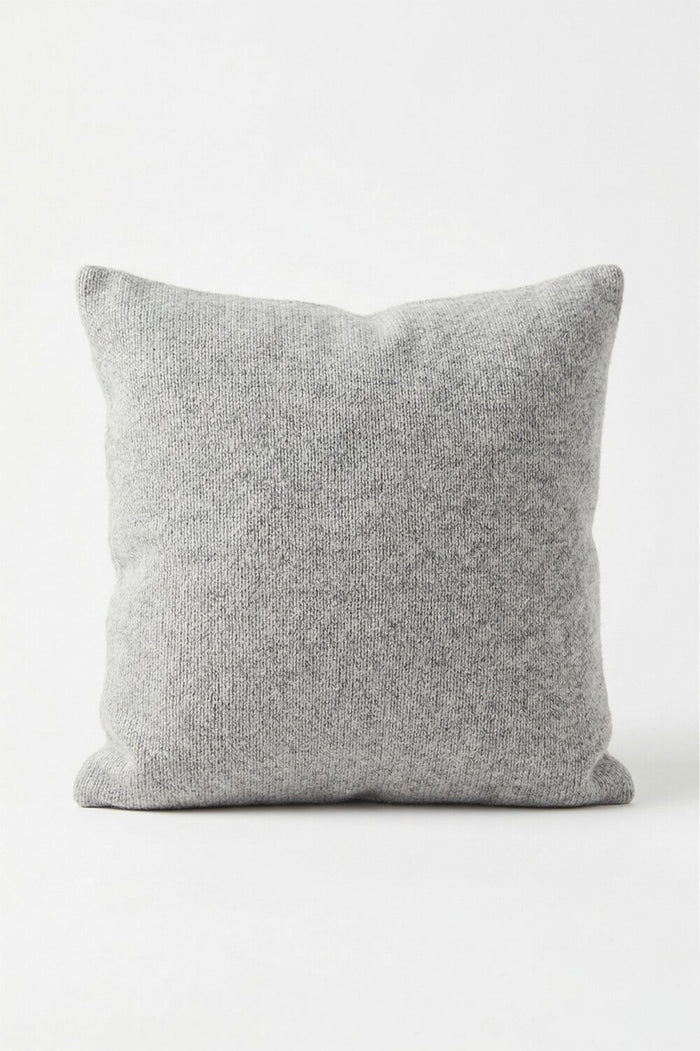 Eco Cashmere Cushion in Grey