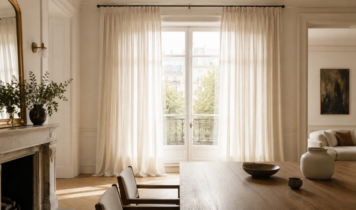 The Right Width, Length and Fullness Create a More Luxurious Curtain Look