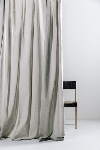 Egyptian Cotton Curtains in Green Tea Color