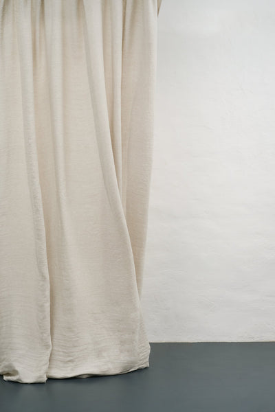 Linen Curtains Panama Weave in Sand Color