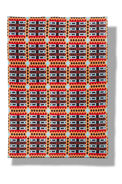 Künstler Wolldecke „K-Three“ von Nathalie Du Pasquier & George Sowden