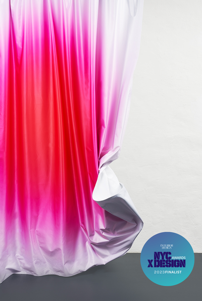 "Lady Rose"  Rideau Occultant D'artistes Par Celine Cornu - Extra Large
