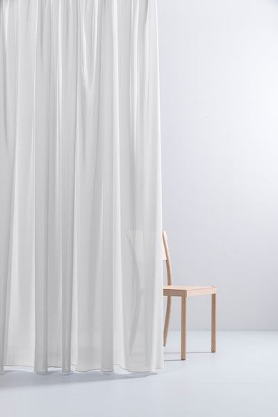 Luxury Sheer Curtains "Georgette" in Naturale Colour-ZigZagZurich