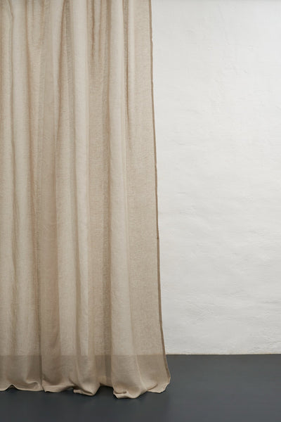 Rideaux en lin Couleur lin naturel