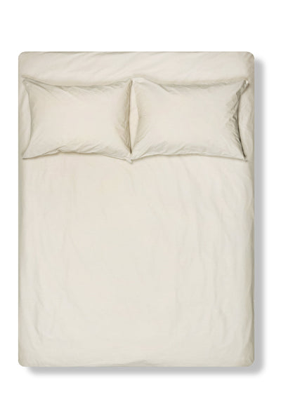 Pima Cotton Percale Bedding "Melange" - Sand