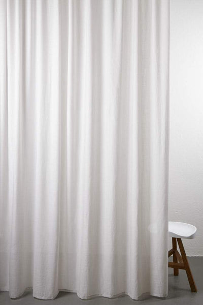Wool Curtains Semi Transparent in Sand Color