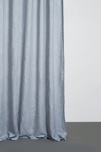 Linen Curtains Two Tone Stonewashed in Quartz Color