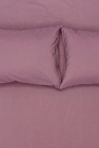 Vintage Egyptian Cotton Bedding in Burgundy Wine Color