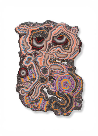 Künstlerteppich „BAUBAU Fossil psychic“ von Kerstin Brätsch – Col Fossil