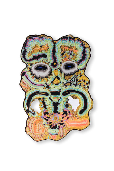 Künstlerteppich „BAUBAU Fossil psychic“ von Kerstin Brätsch – Col Acid