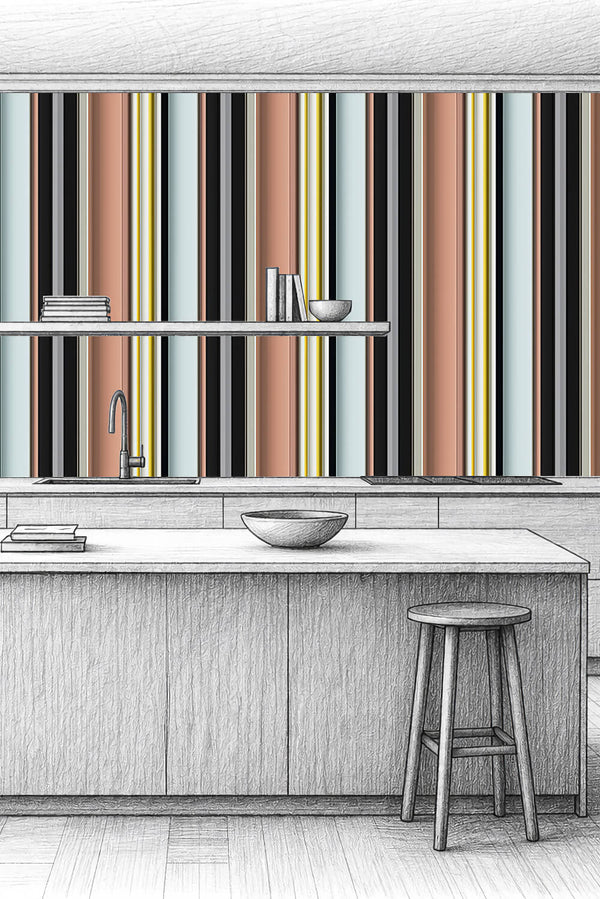 Tapete "Stripe Tease 14" von Michele Rondelli