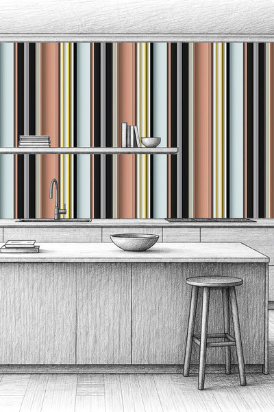 Tapete "Stripe Tease 14" von Michele Rondelli