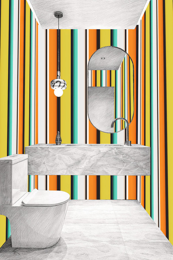 Papier peint "Stripe Tease 20" par Michele Rondelli