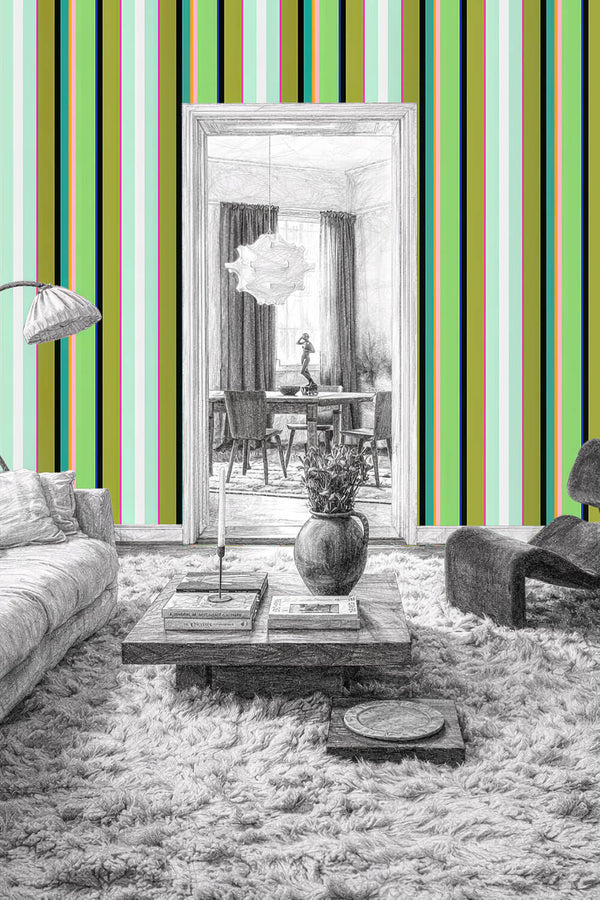 Wallpaper "Stripe Tease 21" by Michele Rondelli
