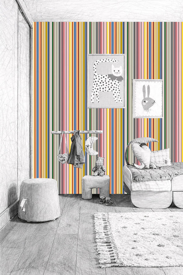 Tapete "Stripe Tease 23" von Michele Rondelli