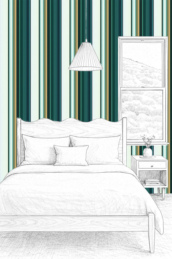 Wallpaper "Stripe Tease 30" by Michele Rondelli