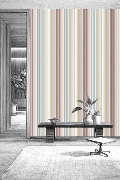 Tapete "Stripe Tease 50" von Michele Rondelli