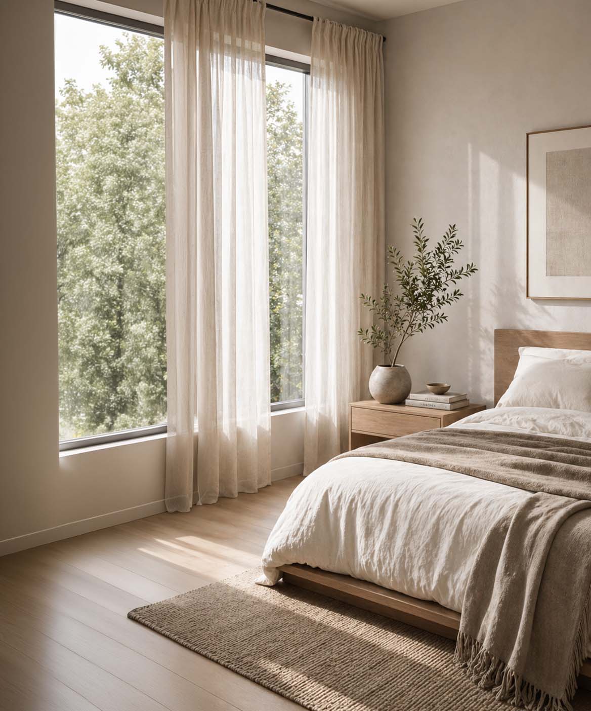 Idées de chambre minimaliste : créer un espace calme et épuré