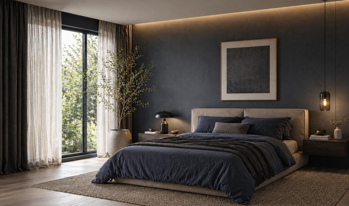 Superposer les textures et les matériaux pour une atmosphère douce et minimaliste