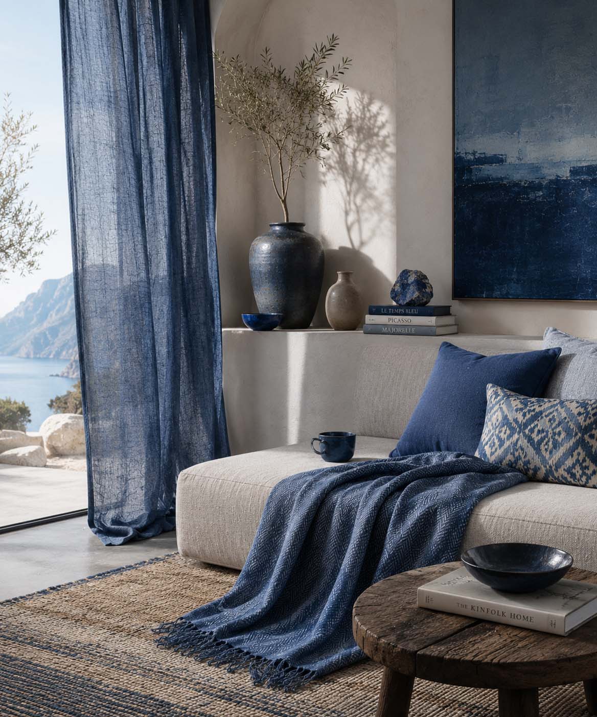 Die Geschichte der Farbe Blau: Von antiken Pigmenten bis zum modernen Interior Design