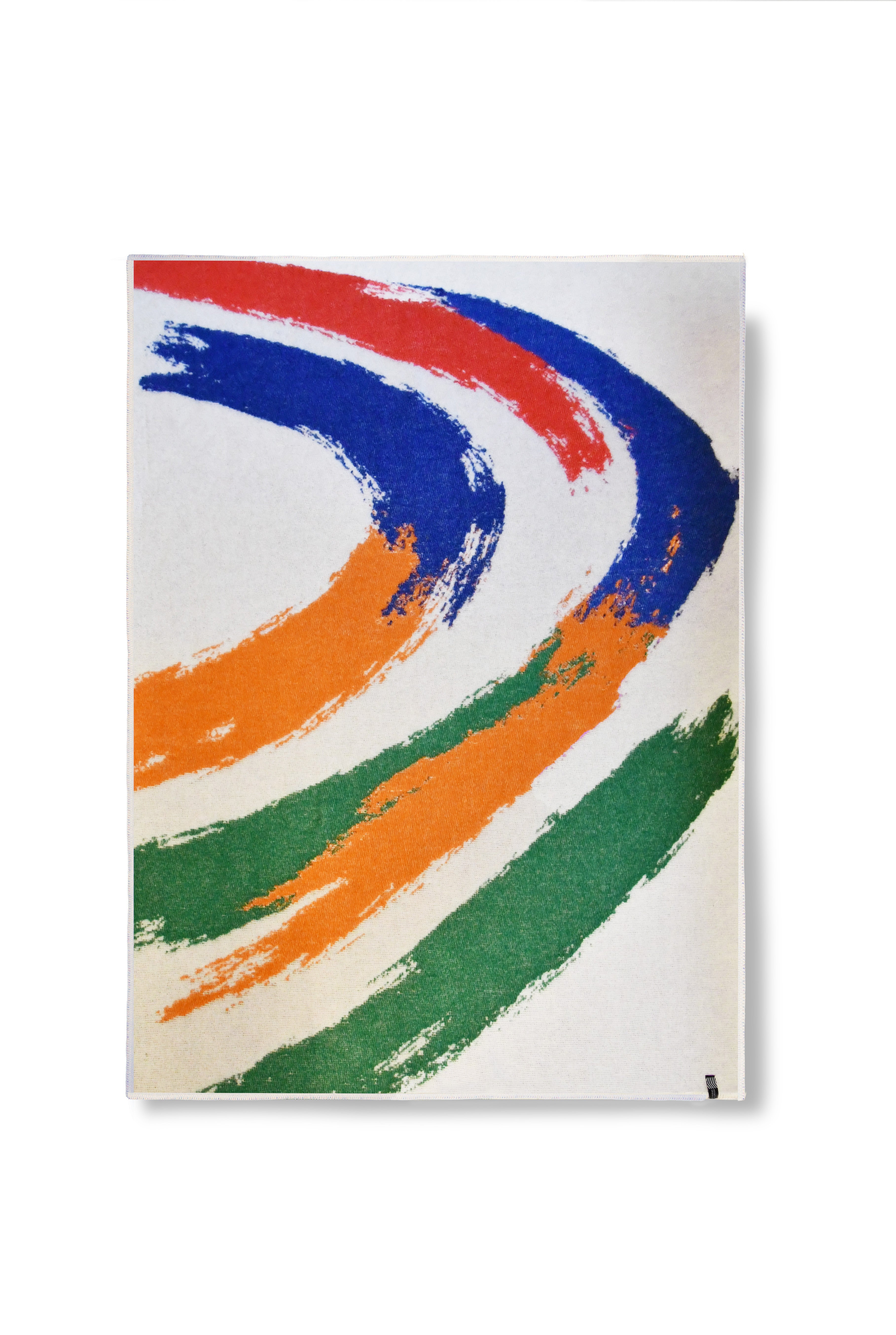 Wool Blanket “Podium” by Michele Rondelli