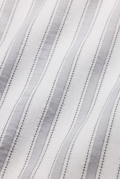 Parure de lit en coton "Casa Mare" motif San Marino Blue Stripe