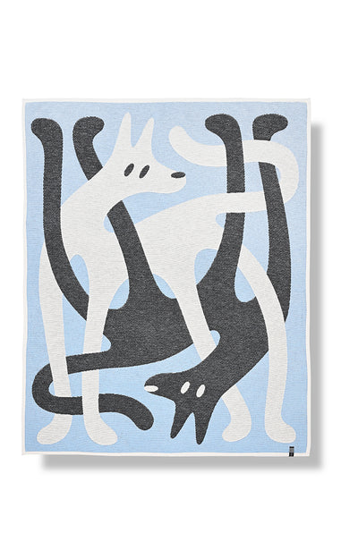 Cotton Blanket “Lupo” by Joël Roth