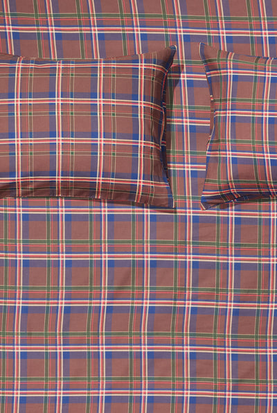 Glen Lodge 'Maloja Check' Yarn-Dyed Cotton Bedding-ZigZagZurich