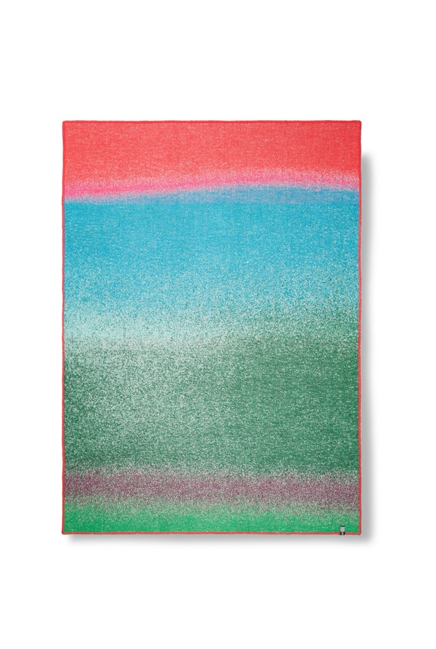 Couverture en laine « Color Rebel Petrol » de Michele Rondelli