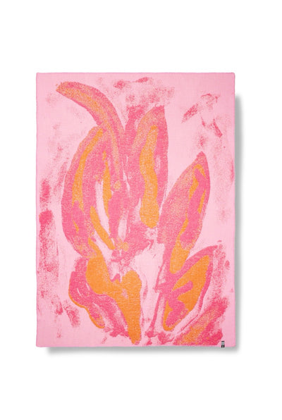 Wool Blanket "Fire Dreams" by Petra Dutli