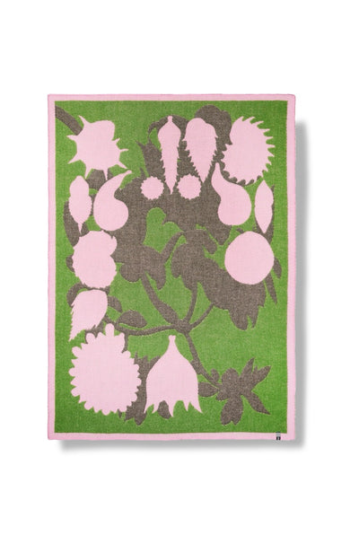 Wool Blanket "Flor y Mar" by Claudia Caviezel-ZigZagZurich